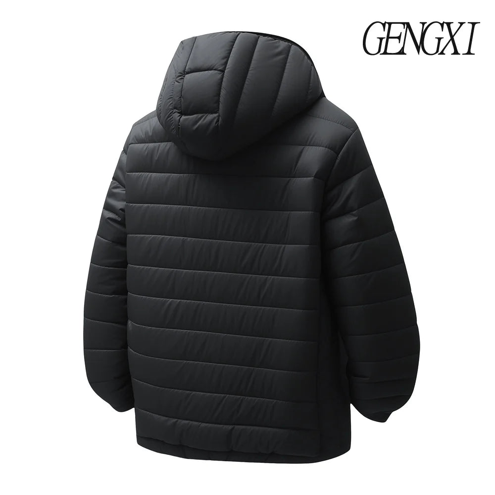 Coupe-vent Chaude Légère Veste tendance à capuche Veste de sport