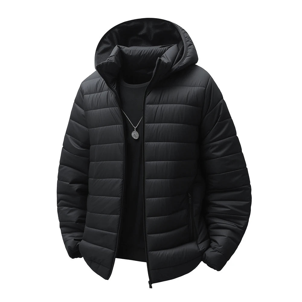Coupe-vent Chaude Légère Veste tendance à capuche Veste de sport