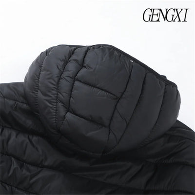 Coupe-vent Chaude Légère Veste tendance à capuche Veste de sport