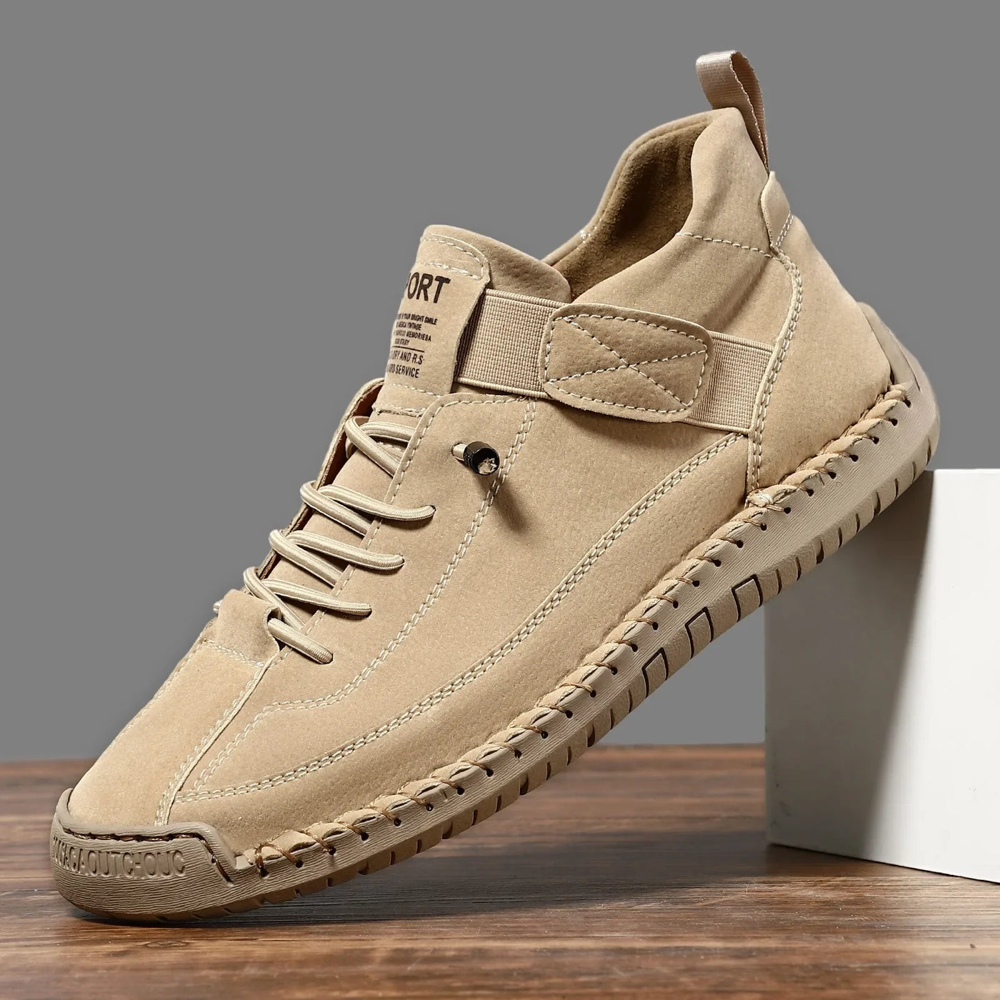 Baskets en cuir  – Confort et Élégance Décontractée