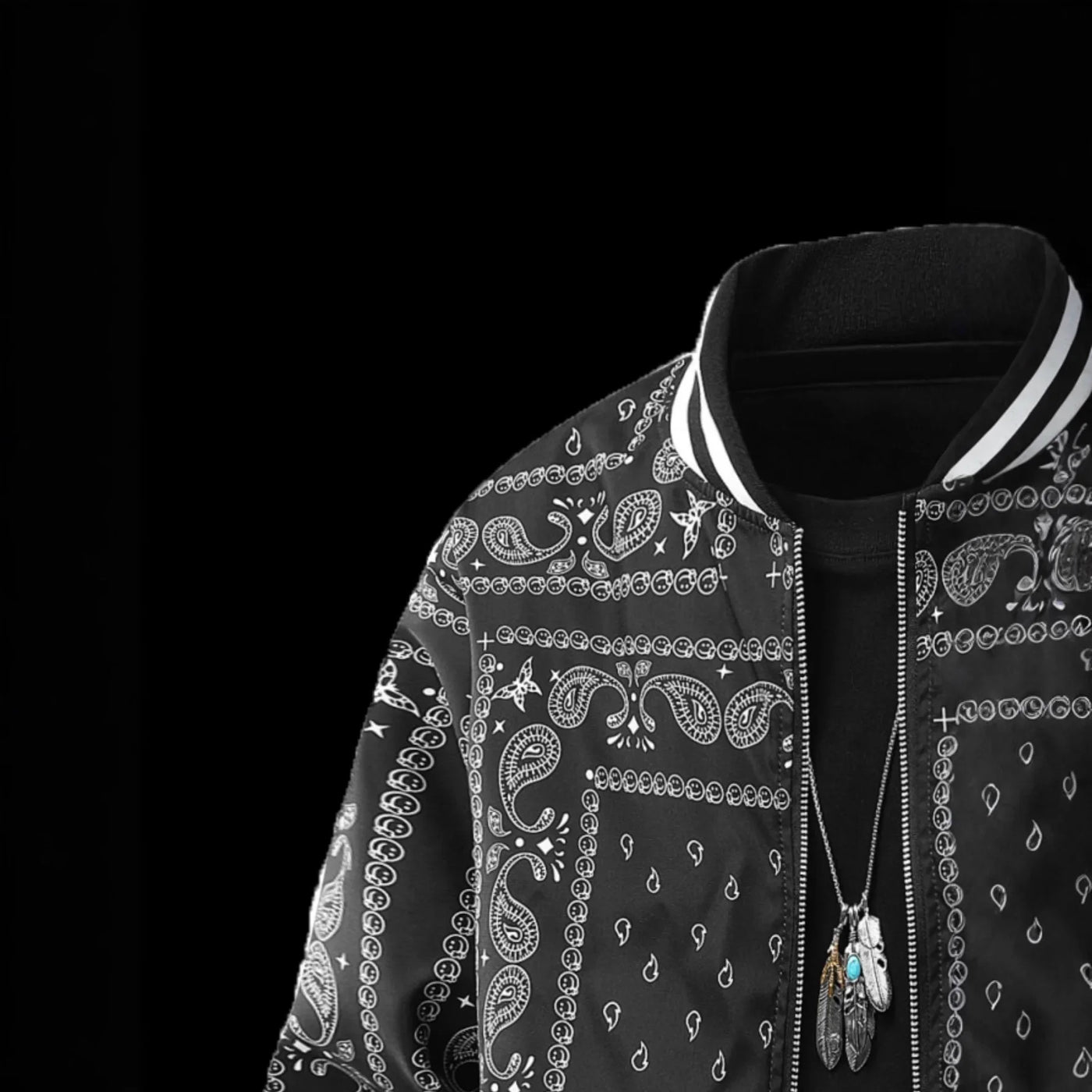 Veste de baseball à imprimé