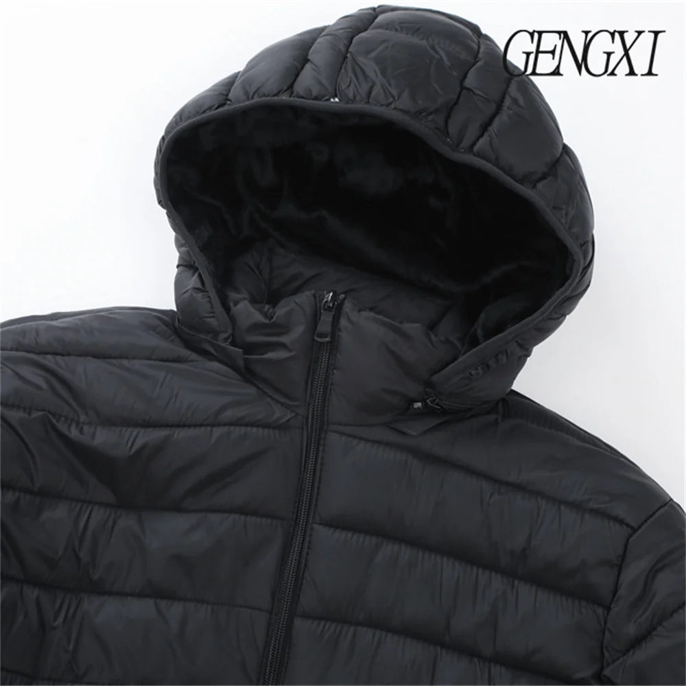 Coupe-vent Chaude Légère Veste tendance à capuche Veste de sport